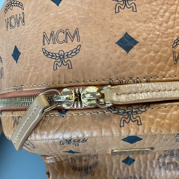 Visetos Side Stud Mini Stark Backpack Cognac - Picture 6 of 10